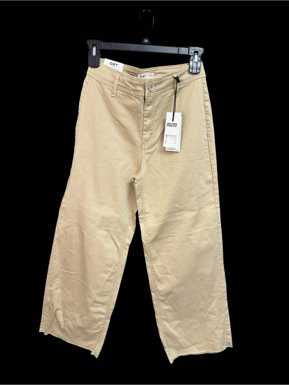 Oat Wide-Leg Tan Pants NWT